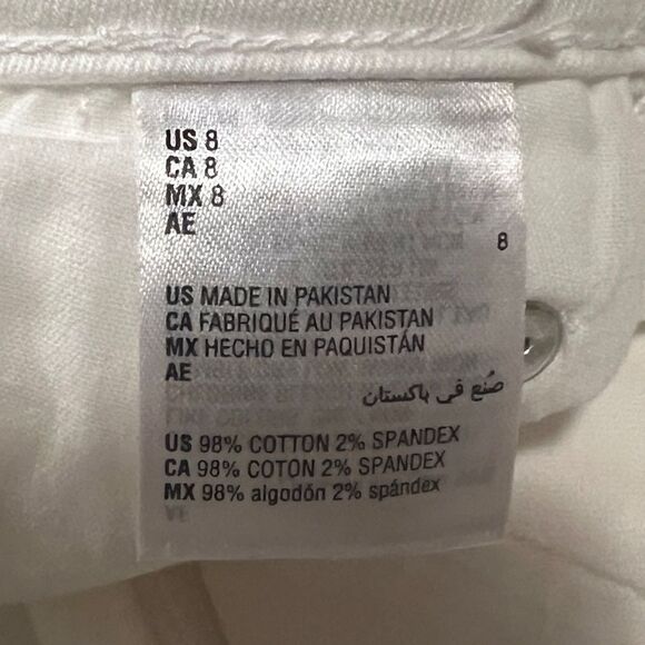 INC Women's Mid-Rise Ripped Kick Flare Jeans Washed White Size 8/29 NWT - Picture 5 of 7